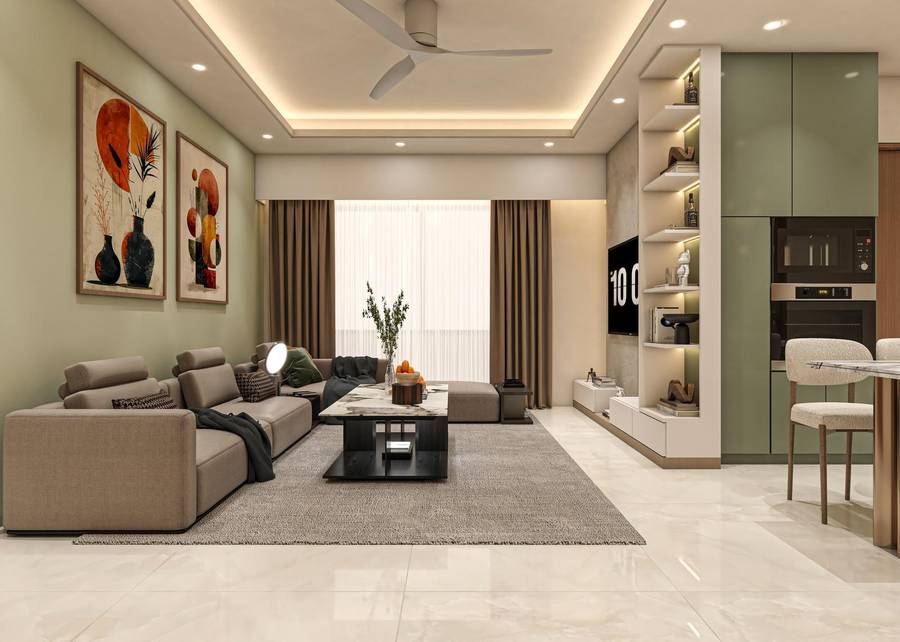 Modern living room interior by Build Studio